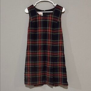Plaid Sleeveless Dress